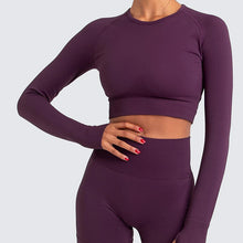 Women's Long-Sleeve Yoga Suit for Studio and Home