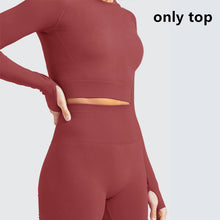 Women's Long-Sleeve Yoga Suit for Studio and Home