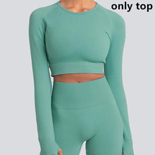 Women's Long-Sleeve Yoga Suit for Studio and Home