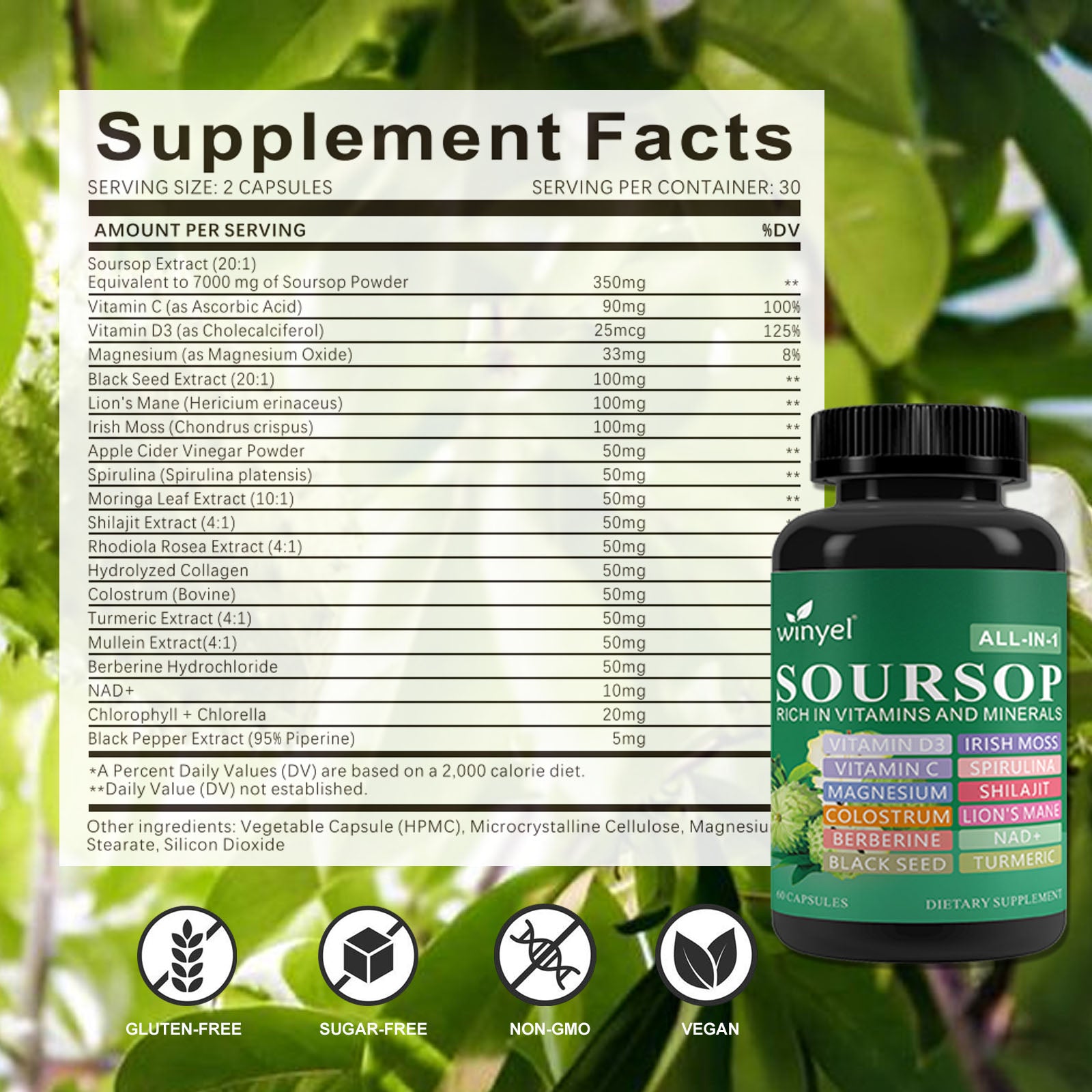 Soursop Supplement