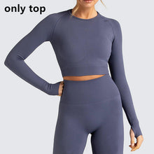 Women's Long-Sleeve Yoga Suit for Studio and Home
