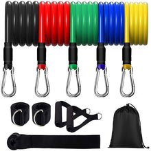 11-Piece TPE Resistance Band Set for Home Workouts