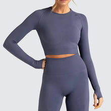 Women's Long-Sleeve Yoga Suit for Studio and Home